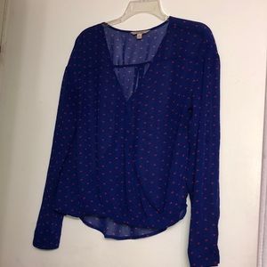 NWOT Blue Blouse